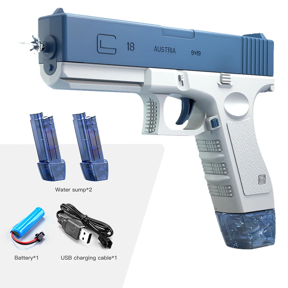 M416 Charge Water Gun Electric High Capacity Pistol Shooting Toy Fully Automatic Summer Beach Toy