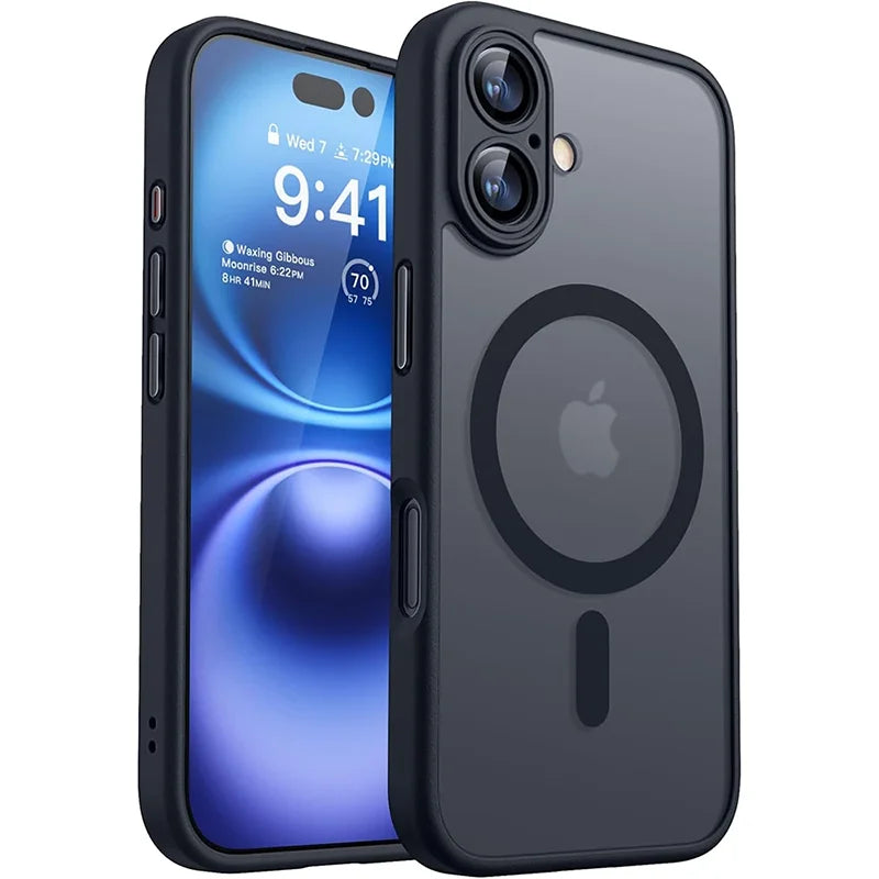 Magnetic Luxury Armor Shockproof Case For iPhone