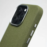 Magnetic Nylon Flax Fabric Phone Case For iPhone