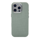 Magnetic Nylon Flax Fabric Phone Case For iPhone