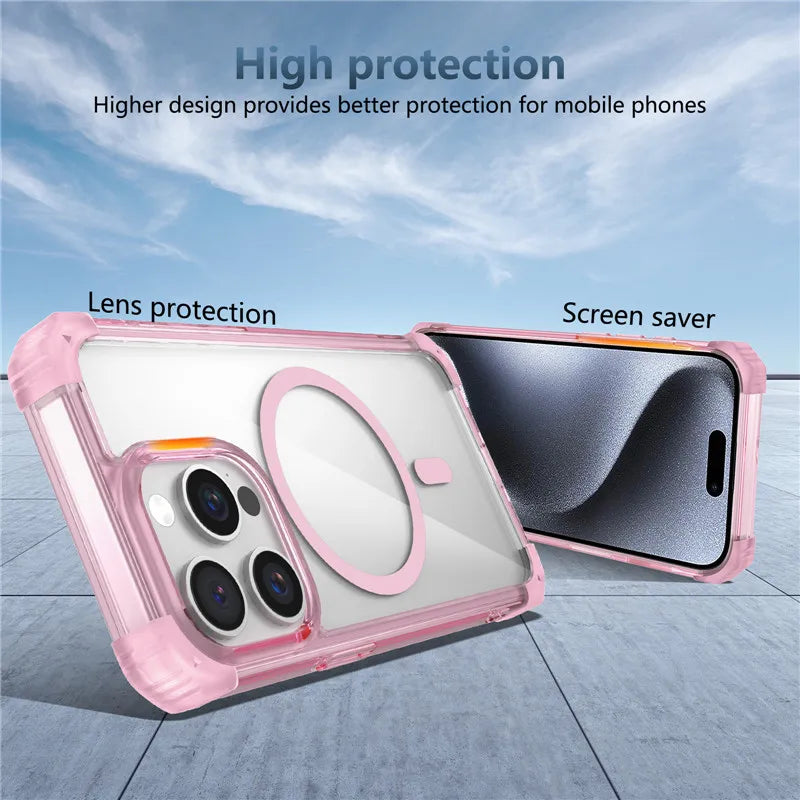 Magnetic Clear Case for iPhone