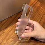 Frameless Ultra Thin Matte Transparent  Case for iPhone