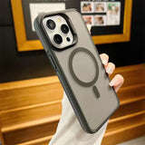 Matte Transparent Magnet Magsafing Phone Case For iPhone