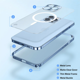 Luxury Aluminum Magnetic Case for iPhone