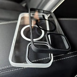 Magnetic Transparent Lens Protector Metal Frame Case For iPhone