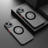 Magnetic Matte Case for iPhone