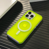 Neon Color Wireless Charging Magnetic Case for iPhone
