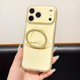 Ice Cream Soft Touch Rotating Kickstand Shockproof Case for iPhone