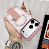 Matte Skin‑Friendly Magnetic Stand Anti‑Drop Case for iPhone