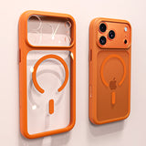 Clear Full-Coverage Magnetic Phone Case For IPhone