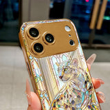 Vibrant Church Gem Leopard Pattern Case for iPhone