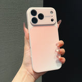 Gradient Color-Block Lens Protection Case for iPhone