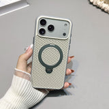 Cooling Magnetic Charging Rotating Stand Case for iPhone