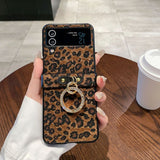 Full-Cover Leopard Print Shockproof Case for Samsung
