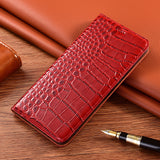 Crocodile Texture Genuine Leather Card Slot Case for iPhone