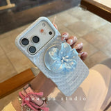 Polka-dot Lily Kickstand Magnetic Case for iPhone