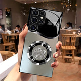Aperture Dragon Pattern Electroplated Case for Samsung