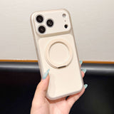 Ice Cream Soft Touch Rotating Kickstand Shockproof Case for iPhone