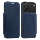 Business Magnetic Flip Leather Shockproof Case for iPhone