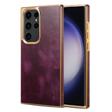 Retro Genuine Leather Shockproof Case for Samsung