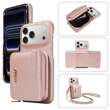 Leather Crossbody Wallet Phone Case for iPhone