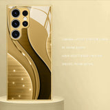 Starry Curve Tempered Glass Phone Case for Samsung