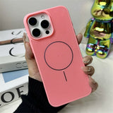 Summer Cooling Hollow-Mesh Magnetic Shockproof Phone Case for iPhone