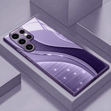 Starry Curve Tempered Glass Phone Case for Samsung