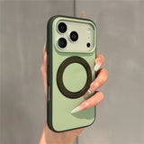 Soft-Touch Magnetic Stand Shockproof Case for iPhone