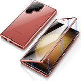 Metal 360° Full HD Anti-Spy Screen Protector Case