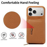 Leather Crossbody Wallet Phone Case for iPhone