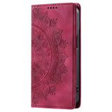 Leather Sunflower Magnetic Wallet Case for iPhone