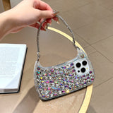 Premium 3D Glass Rhinestone Handbag-Style Phone Case for iPhone
