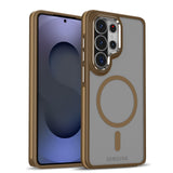 Magnetic Matte Soft‑Touch Shockproof Case for Samsung
