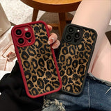 Stylish Leopard Print Soft Phone Case for Samsung