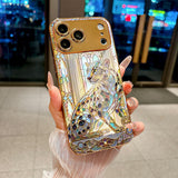 Vibrant Church Gem Leopard Pattern Case for iPhone