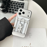 Roman Column Angel Design Hollowed-Out Shockproof Case For IPhone