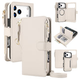 Leather Crossbody Wallet Magnetic Charging Case for iPhone