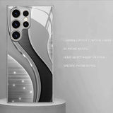 Starry Curve Tempered Glass Phone Case for Samsung