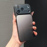 Gradient Color-Block Lens Protection Case for iPhone