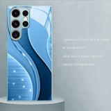 Starry Curve Tempered Glass Phone Case for Samsung