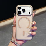 Matte Clear Magnetic Case for iPhone