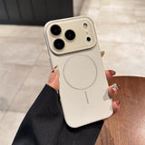 Skin-Friendly Magnetic Case with Lens Protector for iPhone