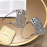 Premium 3D Glass Rhinestone Handbag-Style Phone Case for iPhone