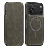Business Magnetic Flip Leather Shockproof Case for iPhone