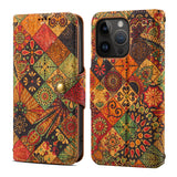 Ethnic Printed Wallet Case for iPhone