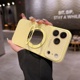 Rotatable Mirror Kickstand Shockproof Case for iPhone