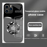 Maple Leaf Wave Pattern Full-Coverage Anti-Drop Phone Case For IPhone