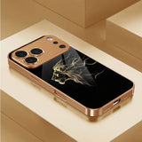 Luxury Black & Gold Lion Electroplated Case for iPhone