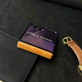Vintage Waxed Leather Magnetic Shockproof Case for Samsung Z Flip